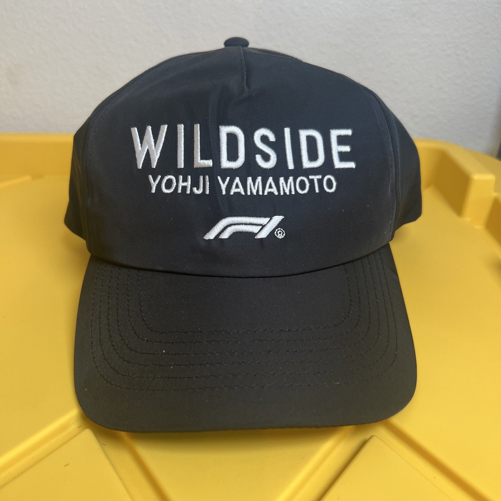 Yohji Yamamoto Formula One F1 Wildside Hat Snapback Black Grand Prix New W/ Tag